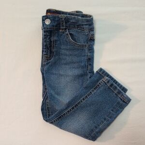 7 for all mankind denim skinny jeans with adjustable waist 3T toddler girls